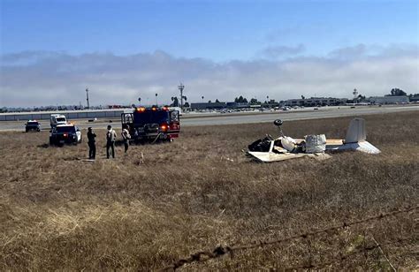 two planes collide in california